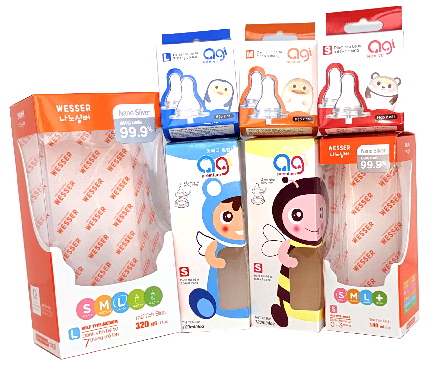 Bao bì hộp sản phẩm dành cho bé